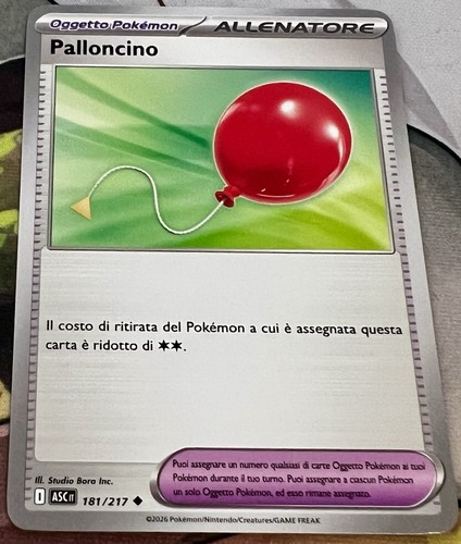 Carta pokemon ascesa - carta, eroica