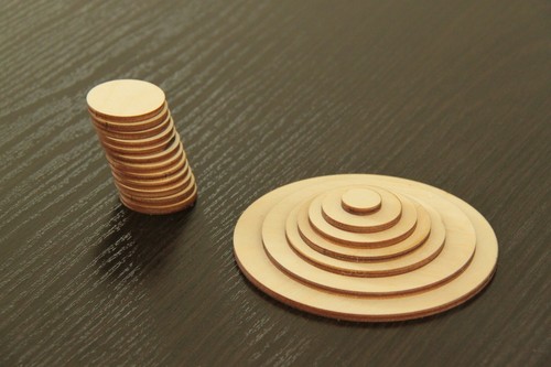 Forma cerchio legno - in,