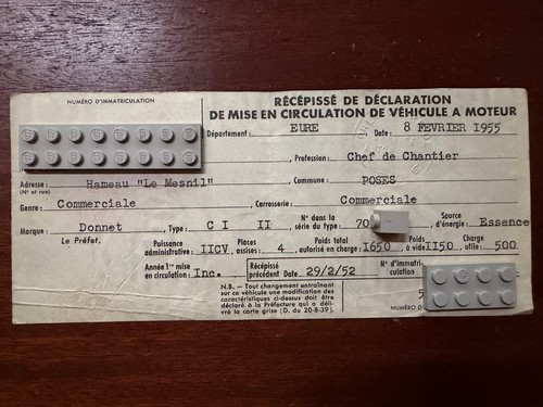 Document administratif donnet - document,