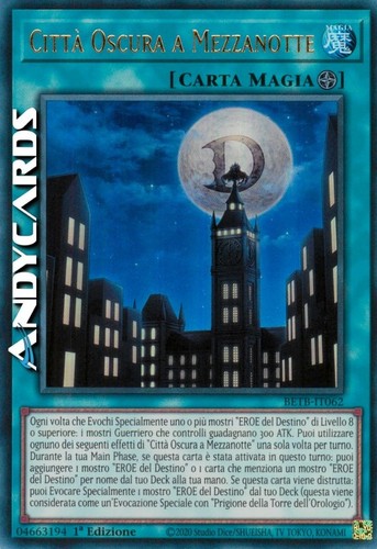 Città oscura mezzanotte - oscura, a