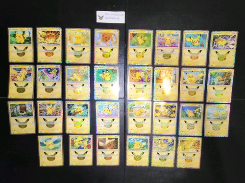 Set completo pikachu 30th - completo,