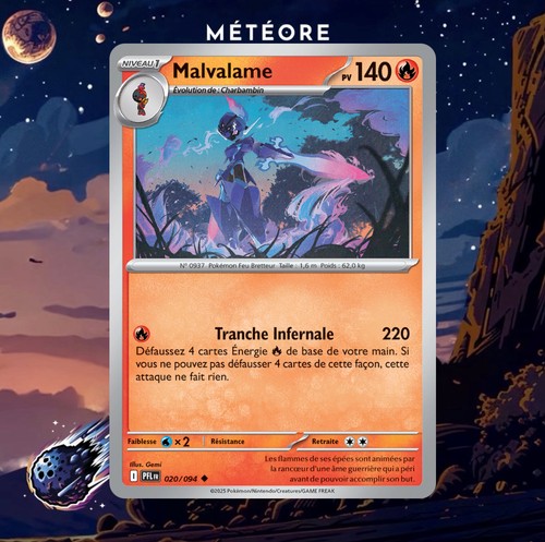Carta pokémon malvalame - carta,