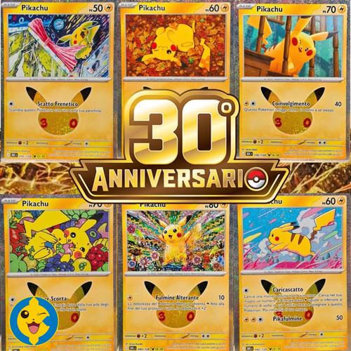 Scegli carte pikachu - scegli,