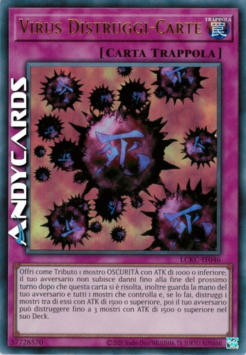 Virus distruggi carte - virus, •