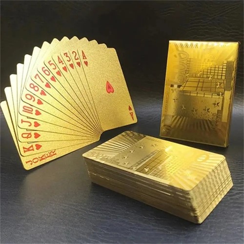 Carte gioco oro 24k gold - da,